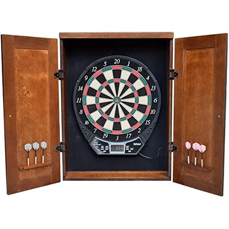 BLUE WAVE Blue Wave BG5004 Brookline Electronic Dartboard & Cabinet Set BG5004